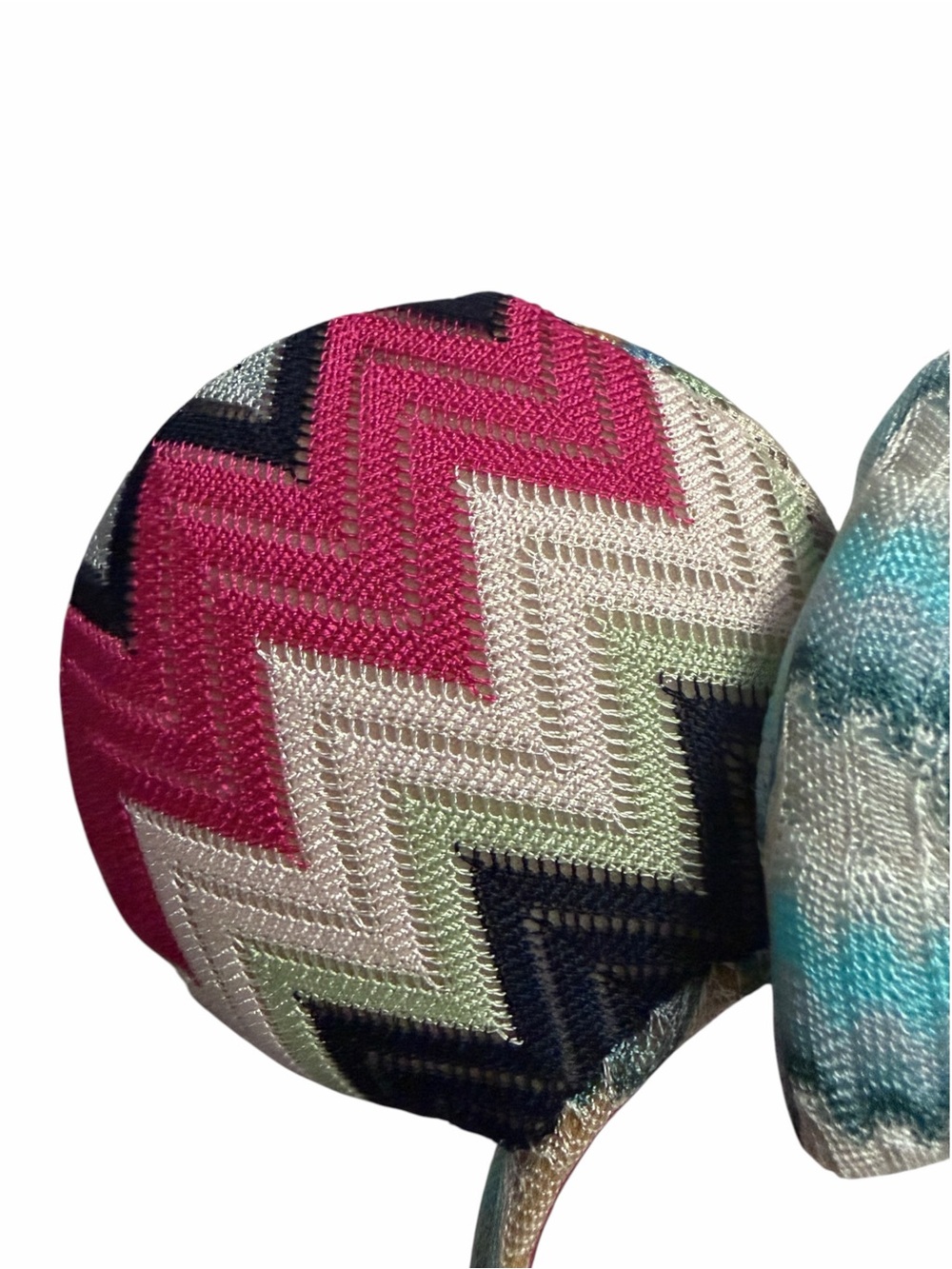 Missoni x Disney Zigzag Minnie Mouse Ears Headband Purple Pink **Read** - Picture 4 of 14